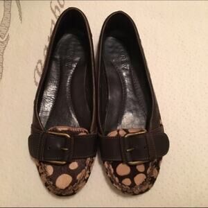 J. Crew Italian Haircalf Flats